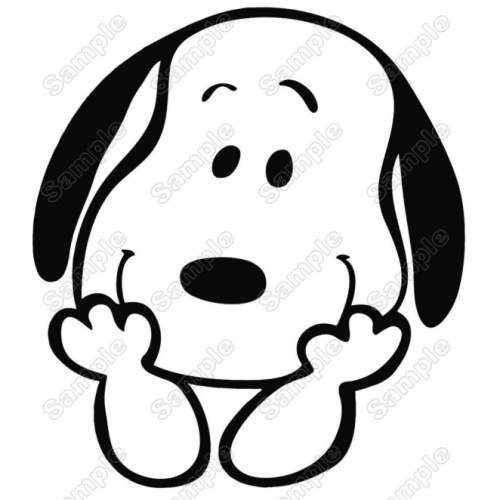 Snoopy Peanuts  Iron On Transfer Vinyl HTV  by www.shopironons.com